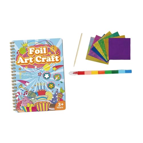 Colcolo Bastelset für Kinder, Zeichenspielzeug, Künstlerbedarf, magisches Kunst-Stickerbuch, Malbuch für Teenager, Jungen und, B Colcolo Bastelset für Kinder, Zeichenspielzeug, Künstlerbedarf, magisches Kunst-Stickerbuch, Malbuch für Teenager, Jungen und, B von Colcolo