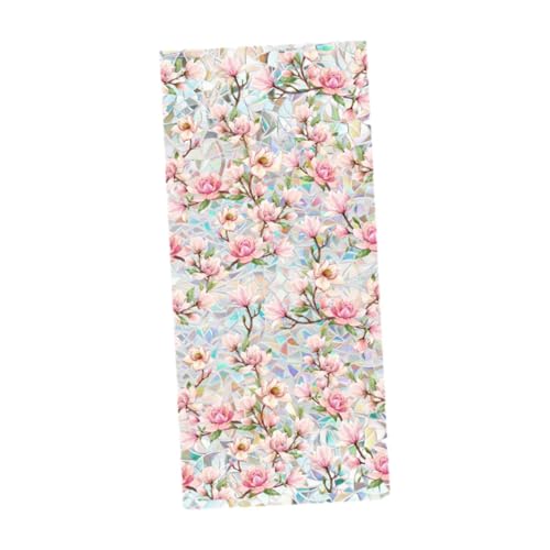 Colcolo Blumenfenster Klammglas Aufkleber Aufkleber Abziehbild Privacy Film Festival Fenster für statische Sommer für Büro Neujahr Küche Home, Style A von Colcolo