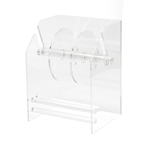 Colcolo Einstellbarer Etikettenspender Etikettenrollenhalter Aufkleberrollenspender Transparent zum Halten von Colcolo