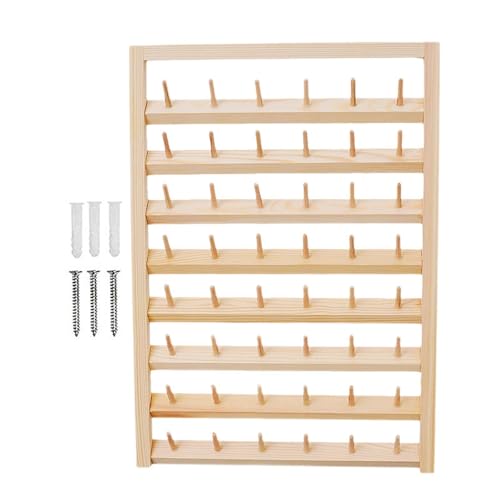 Colcolo Garnständer, Garnhalter aus Holz, Garnhalter-Organizer, Baumwollrollenhalter, multifunktionale Aufbewahrung für Baumwollrollen zur Wandmontage Colcolo Garnständer, Garnhalter aus Holz, Garnhalter-Organizer, Baumwollrollenhalter, multifunktionale Aufbewahrung für Baumwollrollen zur Wandmontage von Colcolo