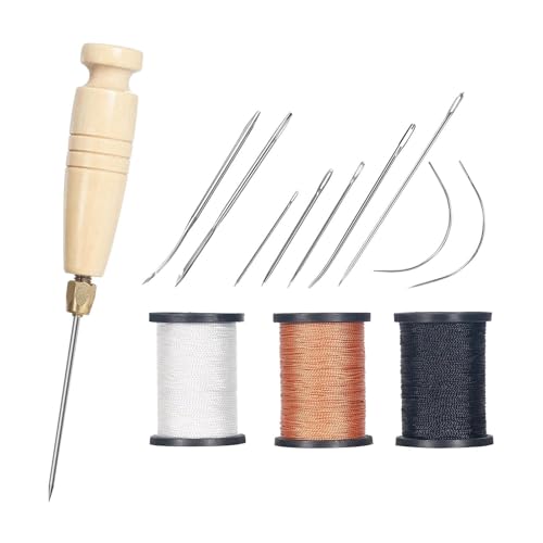 Colcolo Gewachstes Garn für, Reparaturnadeln, Garnset, Nylonschnur, Nähnadeln, Garn für Hüte, Segelhandwerk, Reparatur Colcolo Gewachstes Garn für, Reparaturnadeln, Garnset, Nylonschnur, Nähnadeln, Garn für Hüte, Segelhandwerk, Reparatur von Colcolo