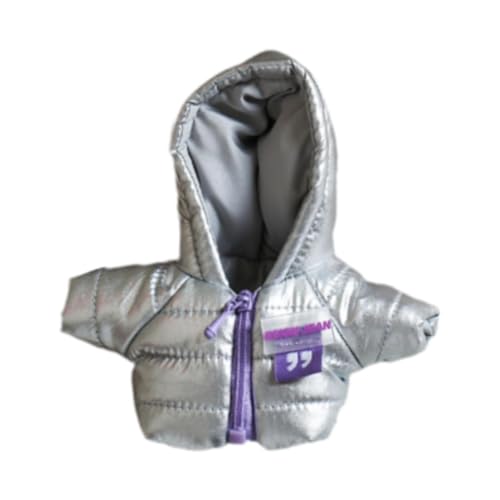 Colcolo Mini-Puppenkleidung, Puppenkleidung für Mädchen, Puppenzubehör, Kleidung, Puppen-Wintermantel-Kostüm für Puppen im Alter von 4–7, 8–10 Jahren, Grau von Colcolo