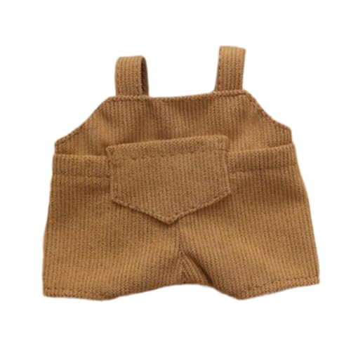 Colcolo Modepuppen Hosenträgerhose Kostüm Zubehör, Miniatur-Kleidung handgefertigte Kleidung für 6 Zoll Jungen Puppen Geburtstagsgeschenke, Braun Colcolo Modepuppen Hosenträgerhose Kostüm Zubehör, Miniatur-Kleidung handgefertigte Kleidung für 6 Zoll Jungen Puppen Geburtstagsgeschenke, Braun von Colcolo