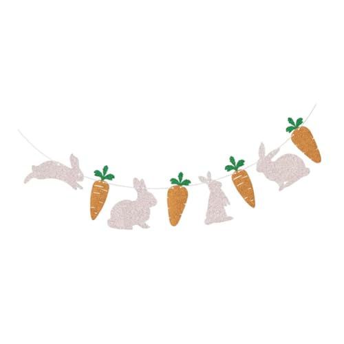 Colcolo Osterhasen und Karotten Banner Holiday Decoration Party Lieferungen Bunting Garland für Veranda Wandfoto Requisiten Mantel Hochzeit Colcolo Osterhasen und Karotten Banner Holiday Decoration Party Lieferungen Bunting Garland für Veranda Wandfoto Requisiten Mantel Hochzeit von Colcolo