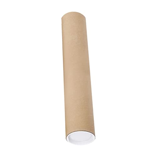 Colcolo Posterröhren Innendurchmesser 6 cm Pappe mit Kappen große Verpackungsröhren Lange Pappe für Kunstdrucke Poster Art Versandbehälter, 90CM Colcolo Posterröhren Innendurchmesser 6 cm Pappe mit Kappen große Verpackungsröhren Lange Pappe für Kunstdrucke Poster Art Versandbehälter, 90CM von Colcolo