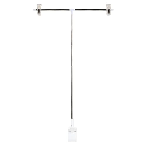 Colcolo Schilderhalter-Klemme, Verkaufs-Display-Clip, Aluminiumlegierung, wiederverwendbarer Warenschild-Display-Clip für Kleiderständer, Klemmentyp von Colcolo