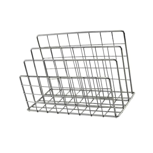 Colcolo Schreibtisch-Bücherregal, Aktenordner, Sortierer, Eisen, Desktop-Buchhalter, Buchstütze, Organizer für schwere Bücher, Schallplatten, Schwarz Colcolo Schreibtisch-Bücherregal, Aktenordner, Sortierer, Eisen, Desktop-Buchhalter, Buchstütze, Organizer für schwere Bücher, Schallplatten, Schwarz von Colcolo