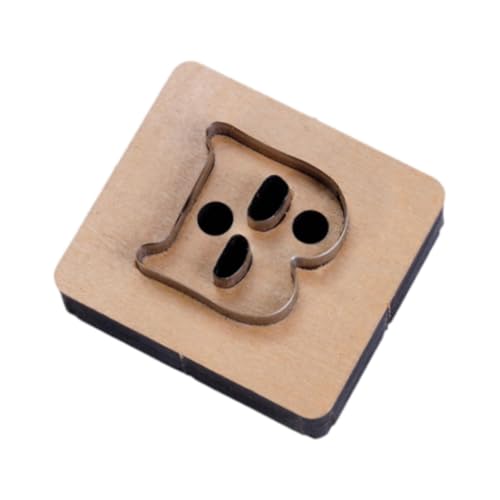 Colcolo Stanzform für Buchstaben, Schablone zur Anhängerfertigung aus rostfreiem Material, B Colcolo Stanzform für Buchstaben, Schablone zur Anhängerfertigung aus rostfreiem Material, B von Colcolo
