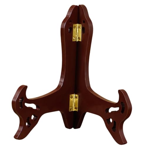Colcolo Tellerhalter, Tellerhalter-Ständer, Holz, dekorativer Bilderrahmen-Ständer, Teekuchen-Präsentationsständer für Kunstbilder, Hochzeiten, Partys, 10 Zoll Colcolo Tellerhalter, Tellerhalter-Ständer, Holz, dekorativer Bilderrahmen-Ständer, Teekuchen-Präsentationsständer für Kunstbilder, Hochzeiten, Partys, 10 Zoll von Colcolo
