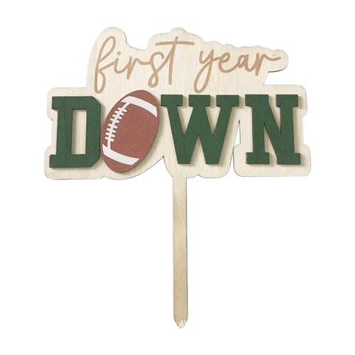Colcolo Tortenaufsatz aus zum ersten Jahr, Rugby, DIY-Geburtstagsparty-Dekoration, Fußball, 1. Geburtstagsparty, Babyparty Colcolo Tortenaufsatz aus zum ersten Jahr, Rugby, DIY-Geburtstagsparty-Dekoration, Fußball, 1. Geburtstagsparty, Babyparty von Colcolo