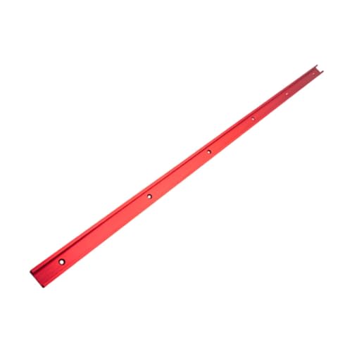 T-Schiene für die Holzbearbeitung, T-Schlitz, Gehrungsschiene, Universal-Aluminium, einfach zu verwendender Ersatz, stabiler, Rot, 100 Cmx3 Cm von Colcolo