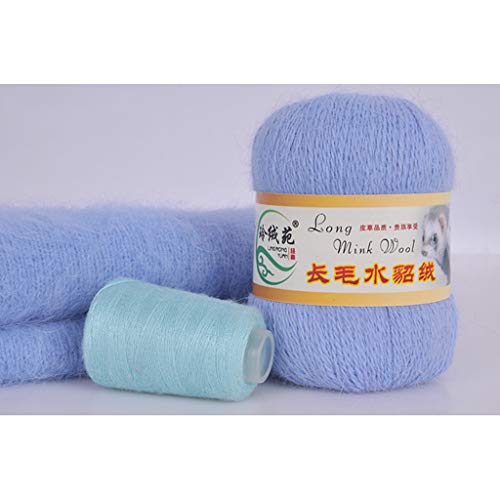 Cold Toy Cashmere Reiner Mongolischer Kaschmir Strickgarn Wolle 50g (Himmelblau) von Cold Toy