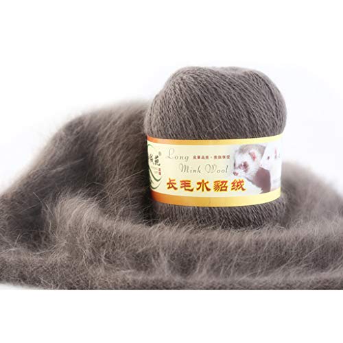 Cold Toy Cashmere Reiner Mongolischer Kaschmir Strickgarn Wolle 50g (Ratte grau) von Cold Toy