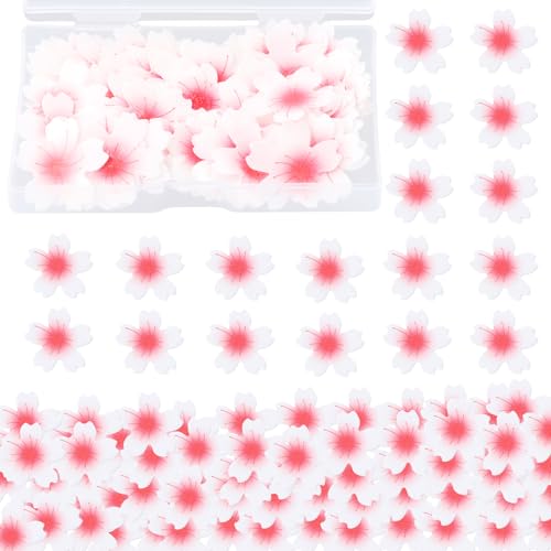 100 Pcs Essbare Cupcake Topper, Kuchen Dekoration,Essbare Kirschblüten für Torte,Dschungel Tortendeko,Kirschblüten aus Klebreis-Oblatenpapier,Cupcake Topper für Geburtstag Hochzeit Babyparty 100 Pcs Essbare Cupcake Topper, Kuchen Dekoration,Essbare Kirschblüten für Torte,Dschungel Tortendeko,Kirschblüten aus Klebreis-Oblatenpapier,Cupcake Topper für Geburtstag Hochzeit Babyparty von Colexy
