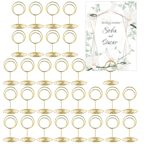 30er-Pack Sitzkartenhalter, Hochzeitskartenhalter, Mini-Fotohalter, rundes Design, geeignet für Hochzeitszeremonien, Geburtstagsfeiern, Abschlussfeiern, Restaurant-Dekoration, Sitzkarten 30er-Pack Sitzkartenhalter, Hochzeitskartenhalter, Mini-Fotohalter, rundes Design, geeignet für Hochzeitszeremonien, Geburtstagsfeiern, Abschlussfeiern, Restaurant-Dekoration, Sitzkarten von Colexy
