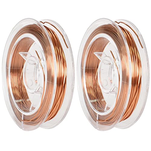 Colexy 2 Rolle Kupferdraht 0,5 mm x 10 m Magnetdraht, Anlaufbeständiger Kupferdraht Schmuck Schmuckdraht, Emaillierter Spulenwickeldraht, Schmuckdraht für Basteln und Schmuckherstellung Colexy 2 Rolle Kupferdraht 0,5 mm x 10 m Magnetdraht, Anlaufbeständiger Kupferdraht Schmuck Schmuckdraht, Emaillierter Spulenwickeldraht, Schmuckdraht für Basteln und Schmuckherstellung von Colexy