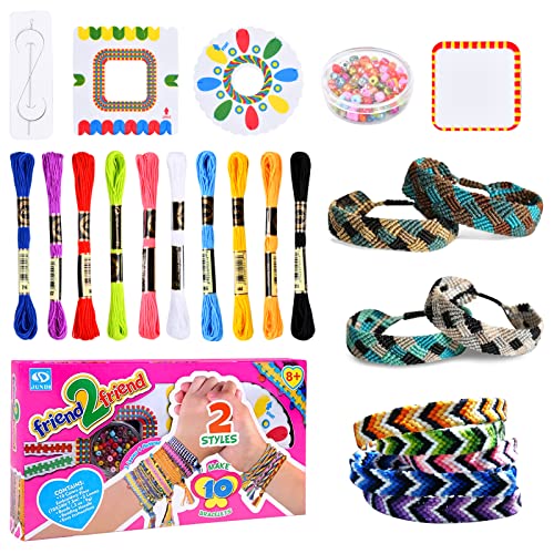 Freundschaftsbänder Bastelset DIY Freundschaft Armband Herstellung Kit mit Perlen Baumwollgarn Kordeln Gewebtem Brett Freundschaftsbänder Selber Machen Kinder für Handwerk Mädchen Geburtstagsgeschenk Freundschaftsbänder Bastelset DIY Freundschaft Armband Herstellung Kit mit Perlen Baumwollgarn Kordeln Gewebtem Brett Freundschaftsbänder Selber Machen Kinder für Handwerk Mädchen Geburtstagsgeschenk von Colexy