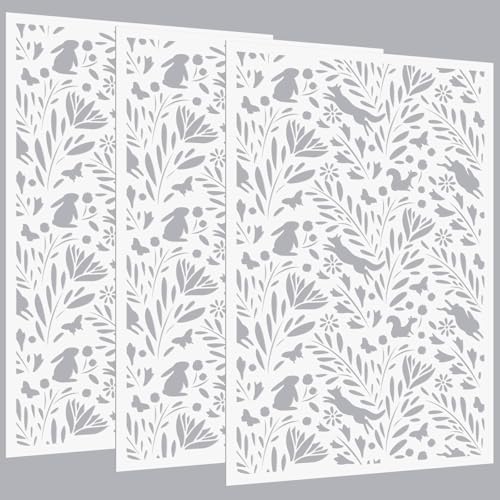 Colingmill Große Wandschablonen zum Malen von Waldmustern, Wandschablone, 91,4 x 58,4 cm, riesige Tapetenschablone, Blumenschablonen, Malschablonen für Wände, Küche, Zimmer, Möbelböden, Colingmill Große Wandschablonen zum Malen von Waldmustern, Wandschablone, 91,4 x 58,4 cm, riesige Tapetenschablone, Blumenschablonen, Malschablonen für Wände, Küche, Zimmer, Möbelböden, von Colingmill