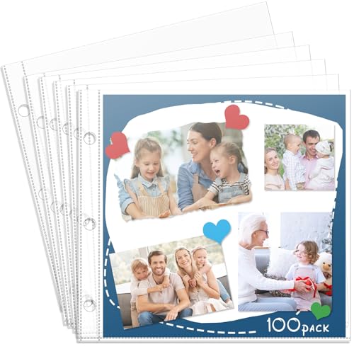 Heavyweight 30,5 x 30,5 cm Seitenschutz, 100 Stück, Scrapbook-Nachfüllseiten, Schutzhülle, passend für 30,5 x 30,5 cm Scrapbook-Binder und Fotoalbum Heavyweight 30,5 x 30,5 cm Seitenschutz, 100 Stück, Scrapbook-Nachfüllseiten, Schutzhülle, passend für 30,5 x 30,5 cm Scrapbook-Binder und Fotoalbum von CollectHall