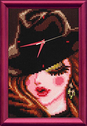 Collection D'Art CD016 Girl in a Black Hat Kreuzstichset, Uhrmacherkunst, 40 x 25.5cm Collection D'Art CD016 Girl in a Black Hat Kreuzstichset, Uhrmacherkunst, 40 x 25.5cm von Collection D'Art