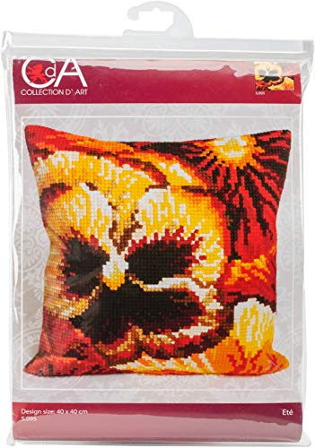 Collection D'Art Kreuzstichkissen-Kit, Sommer von Collection D'Art