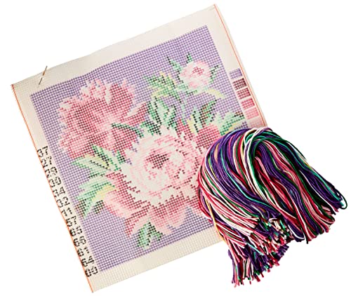 Collection D'Art Kreuzstichkissen-Kit, cabbagerose, 40 x 40cm, CD5042 Collection D'Art Kreuzstichkissen-Kit, cabbagerose, 40 x 40cm, CD5042 von Collection D'Art