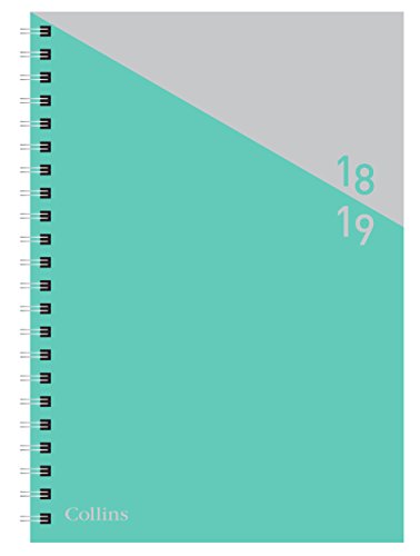 Collins bl853 m-turq A5 Metrisches mid-year 2018/19 Wochenansicht von Collins