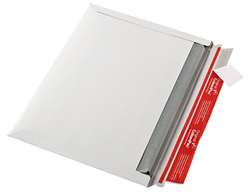 ColomPac CP017.04 Versandtasche mit Querbefüllung aus Vollpappe, PK100 mit Selbstklebeverschluss, 351 x 248 x 30 mm, weiß ColomPac CP017.04 Versandtasche mit Querbefüllung aus Vollpappe, PK100 mit Selbstklebeverschluss, 351 x 248 x 30 mm, weiß von Colompac