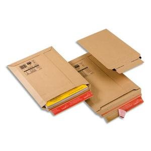 Colompac Versandtasche aus Wellkarton, DIN A3 (34 x 50 cm, braun), 20 Stück von Colompac