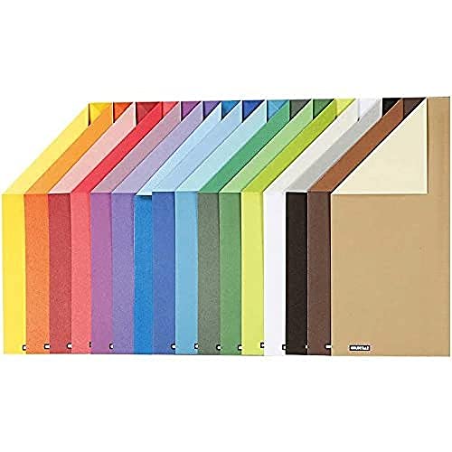 Color Bar - Papiersortiment, A4 21x30 cm, einfarbig, 16 sort. Blatt von Color Bar
