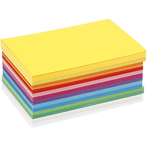 Colortime Frühlingskarten, verschiedene Farben, 120 Stück von Color time