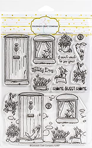 Colorado Craft Company Colorado Clear Stamp, Home Sweet Home, von Anita Jeram Colorado Craft Company Colorado Clear Stamp, Home Sweet Home, von Anita Jeram von Colorado Craft Company