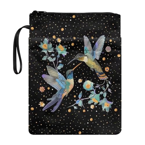 Coloranimal Buchumschlag mit Vintage-Blumenmuster, mit Reißverschluss, Tasche für Taschenbuch, Hardcover, Buchliebhaber, Geschenke, tragbare Schultasche mit Vordertaschen, Aufbewahrungstasche Coloranimal Buchumschlag mit Vintage-Blumenmuster, mit Reißverschluss, Tasche für Taschenbuch, Hardcover, Buchliebhaber, Geschenke, tragbare Schultasche mit Vordertaschen, Aufbewahrungstasche von Coloranimal