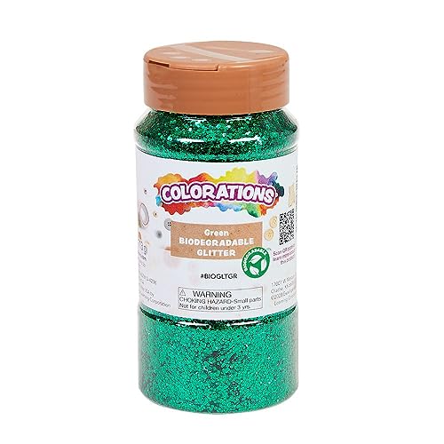 Colorations Biologisch abbaubarer grüner Glitzer, 118 ml von Colorations
