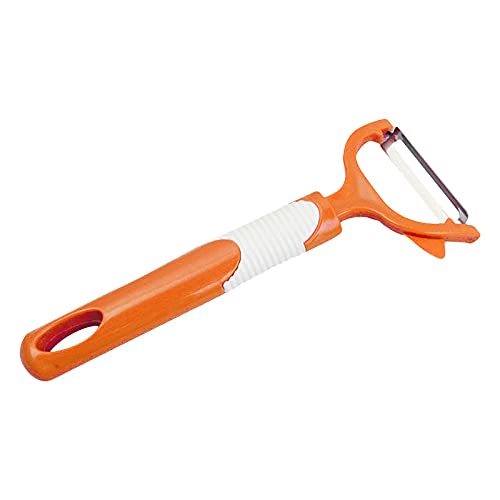 Colorful Home Tool Spezial-Küchen Schäler, Obstschäler, Apfelschäler, Kartoffelschäler, Karottenschäler, Gurkenschäler und weitere Gemüseschäler, geeignet für Pfirsiche, Pflaumen, Tomaten (Orange) von Colorful Home Tool