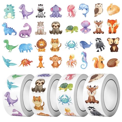 Colorich 2000 Stück Motivationsaufkleber für Kinder, Belohnungsaufkleber Sticker Tiere, Belohnungssystem Kinder, Grundschule Lehrerbedarf, Selbstklebende Stickers for Kids Colorich 2000 Stück Motivationsaufkleber für Kinder, Belohnungsaufkleber Sticker Tiere, Belohnungssystem Kinder, Grundschule Lehrerbedarf, Selbstklebende Stickers for Kids von Colorich ㅤ