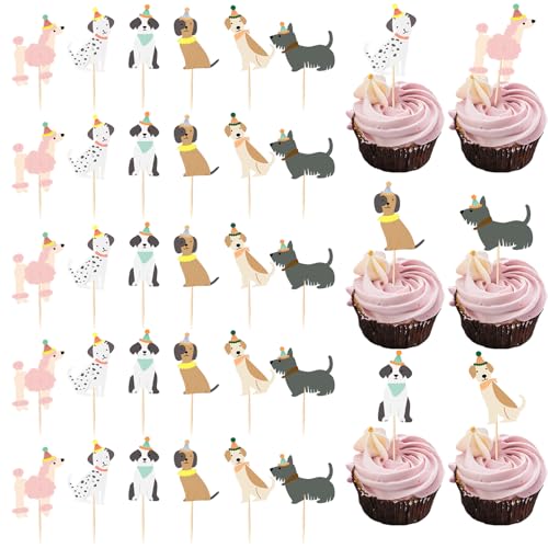 Colorich 36 Stück Hunde muffin deko, Hundegeburtstag Cupcake Topper, Tortendeko Tiere für Hunde Welpen Motto Party, Kindergeburtstag, Babyparty, Partyzubehör Colorich 36 Stück Hunde muffin deko, Hundegeburtstag Cupcake Topper, Tortendeko Tiere für Hunde Welpen Motto Party, Kindergeburtstag, Babyparty, Partyzubehör von Colorich ㅤ