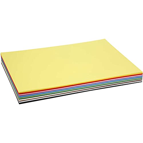 Kraftkarton, A2, 42 x 60 cm, 180 cm, verschiedene Farben, 20 Bögen von Colortime