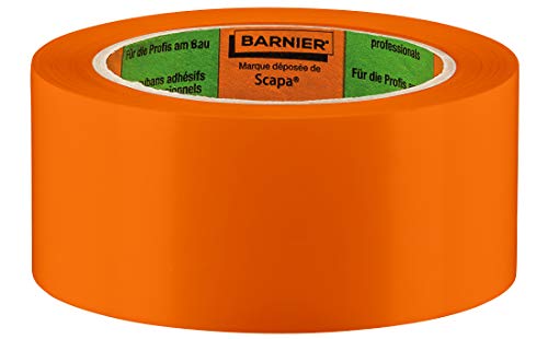 Barnier PVC Putzerband Winter | Winter Schutzband 50 mm 33 m orange glatt | Barnierband Winter für Maler und Verputzerarbeiten | Frostband für Innen und Außen | Klebeband Putzerband Barnier PVC Putzerband Winter | Winter Schutzband 50 mm 33 m orange glatt | Barnierband Winter für Maler und Verputzerarbeiten | Frostband für Innen und Außen | Klebeband Putzerband von Colorus