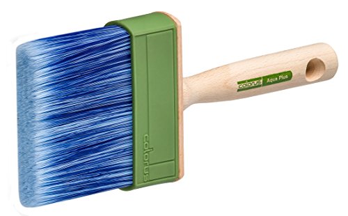Colorus High Premium Flächenstreicher 3 x 10 cm | Lack-Malerpinsel Aqua für Wandfarben und wasserbasierte Anstrichmedien | Flächenstreicher-Pinsel für großflächige Beschichtungen von Colorus