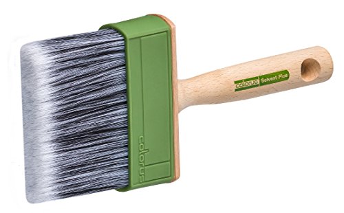 Colorus High Premium Flächenstreicher 3 x 10 cm | Lack-Malerpinsel Solvent für Wandfarben und wasserbasierte Anstrichmedien | Flächenstreicher-Pinsel für großflächige Beschichtungen von Colorus