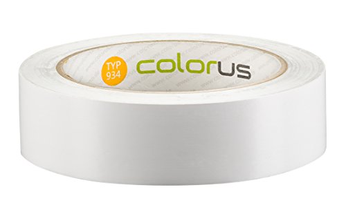 Colorus PVC Putzband PLUS | Putzerband 30 mm 33 m weiß glatt | PVC Abklebeband für glatte und leicht raue Untergründe | PVC Klebeband für Innen und Außen | Weißes Klebeband UV-beständig von Colorus
