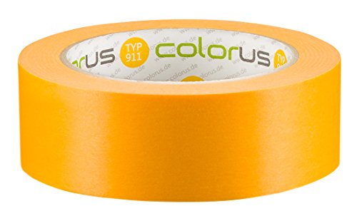 Colorus Premium Fineline Goldband Lackierband Malerband Washi Tape Klebeband 50m 38mm von Colorus