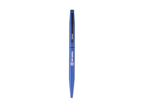 Colourbook Napoli - Kugelschreiber aus Metall mit Doppelkopfdrehung, elastischer Verschluss, Strichbreite 1 mm (hellblau) von Colourbook