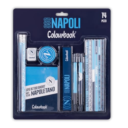Colourbook Napoli Schreibwaren-Set, 14-teilig, offizielles Lizenzprodukt Colourbook Napoli Schreibwaren-Set, 14-teilig, offizielles Lizenzprodukt von Colourbook