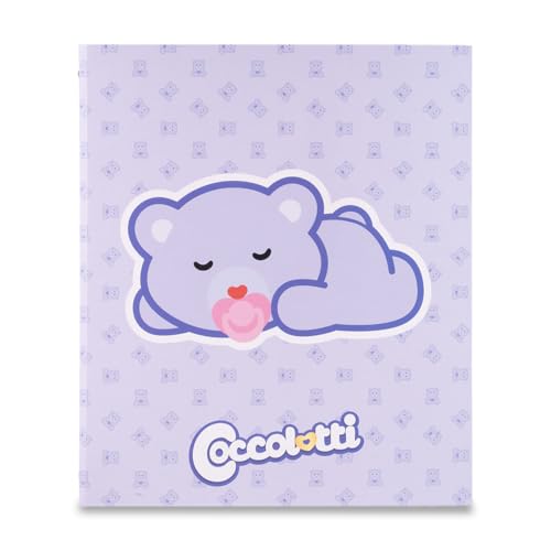 Colourbook - Ringordner A4 Coccolotti Classic, Format 24 x 32 cm, 4 Ringe, Rücken 3 (Classic Lilla) von Colourbook
