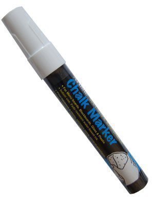 1 X Neon Leuchtstoff Weiß Flüssigkreide Tafel Marker Stift von Colourfull Arts