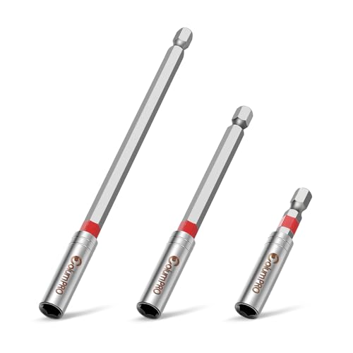 ColumPRO 3-Stück Magnetisches Erweiterungsschlüsselhalter-Set, 60, 100, 150 mm Sechskantschaft aus S2-Stahl von ColumPRO