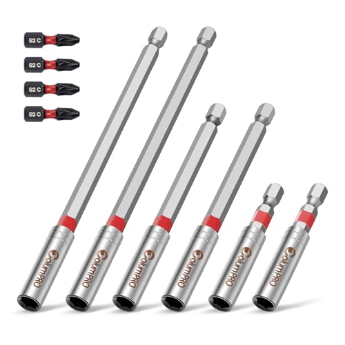 ColumPRO Magnetisches Verlängerungs-Bithalter-Set, 60, 100, 150 mm, Sechskantschaft, S2-Stahl, magnetischer Bohrerverlängerungshalter mit 4 x PZ2-Schraubendreher-Bits, 8 Stück ColumPRO Magnetisches Verlängerungs-Bithalter-Set, 60, 100, 150 mm, Sechskantschaft, S2-Stahl, magnetischer Bohrerverlängerungshalter mit 4 x PZ2-Schraubendreher-Bits, 8 Stück von ColumPRO