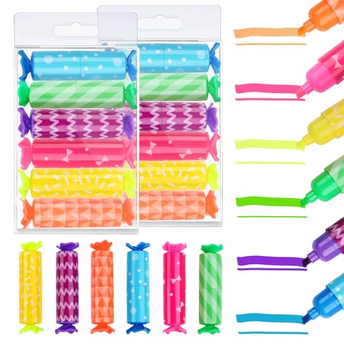 ComPDCVD 24 Stück Mini Textmarker Set 6 Farben Candy Süße Kawaii Highlighter Marker Bonbon Textliner Stifte für Kinder Schüler Marker Stifte für Mitgebsel Kindergeburtstag Give Aways Kindergeburtstag ComPDCVD 24 Stück Mini Textmarker Set 6 Farben Candy Süße Kawaii Highlighter Marker Bonbon Textliner Stifte für Kinder Schüler Marker Stifte für Mitgebsel Kindergeburtstag Give Aways Kindergeburtstag von ComPDCVD